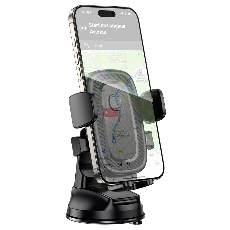 Suporte Auto Borofone BH132 Follower, 4.5 polegadas - 7 polegadas, Preto