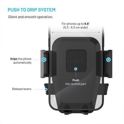 Suporte Auto Fixed Iconiq Vent, Universal, Preto