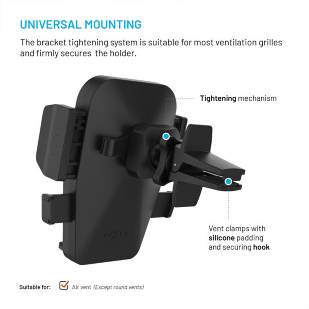 Suporte Auto Fixed Iconiq Vent, Universal, Preto