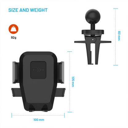 Suporte Auto Fixed Iconiq Vent, Universal, Preto