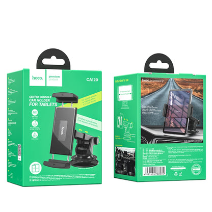 Suporte Auto HOCO CA120 para Telemóvel / Tablet, 4.7 polegadas - 10.5 polegadas, Preto