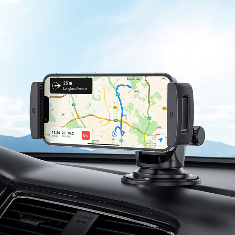 Suporte Auto HOCO CA120 para Telemóvel / Tablet, 4.7 polegadas - 10.5 polegadas, Preto