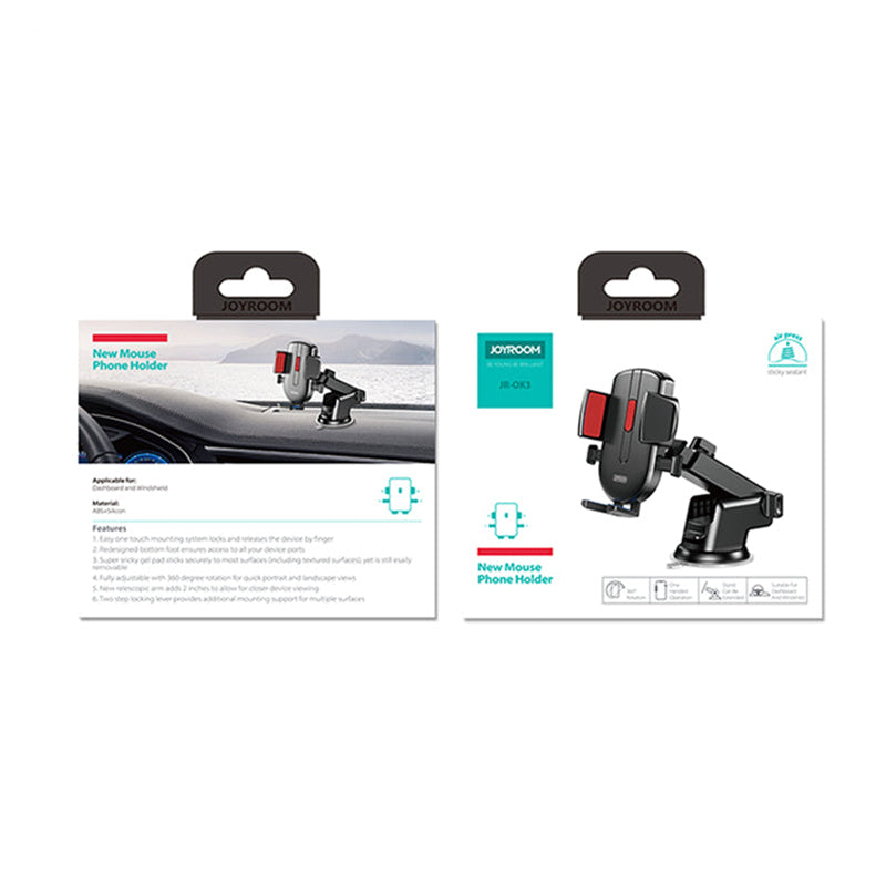 Suporte Auto Joyroom JR-OK3, 4 polegadas - 6.7 polegadas, Preto
