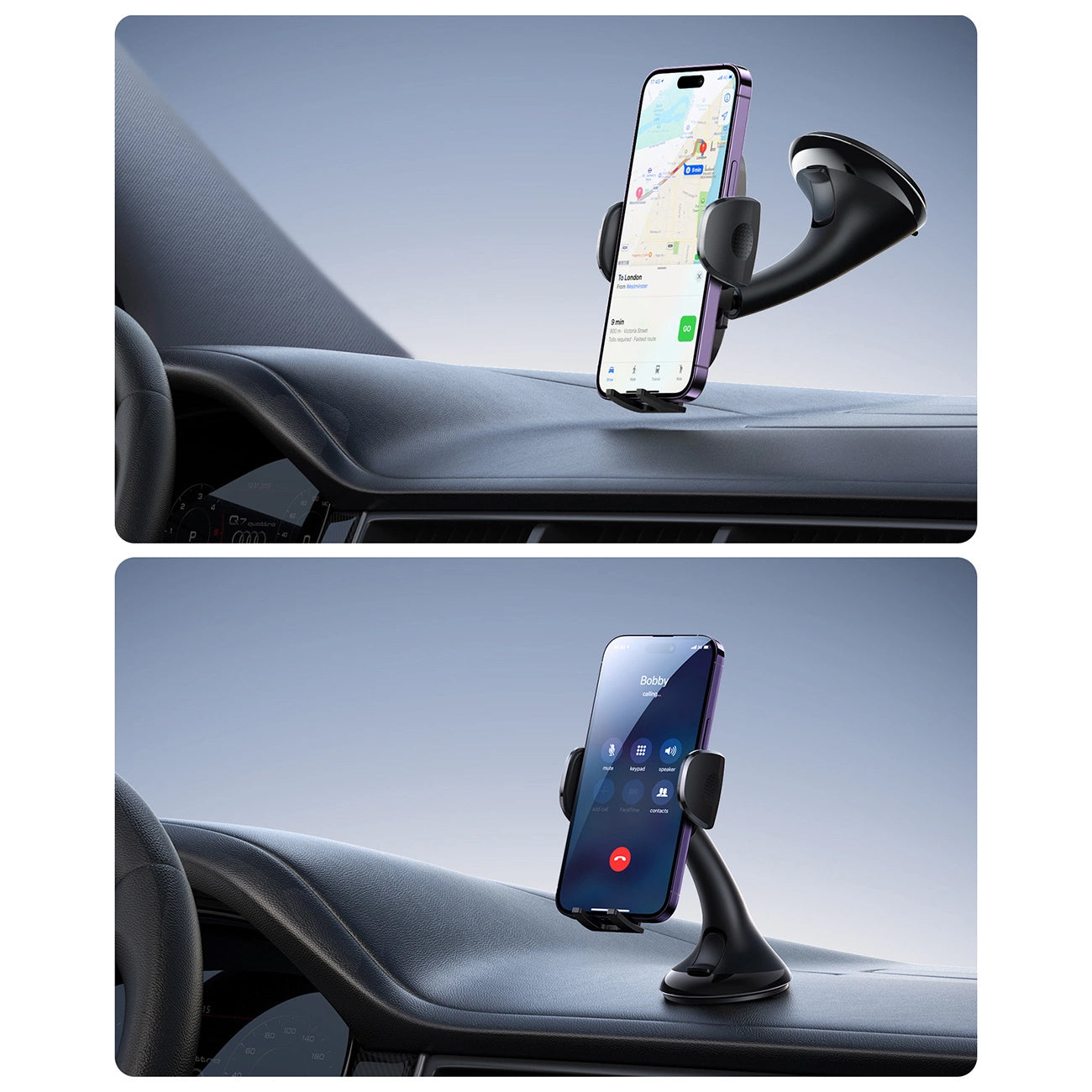Suporte Auto Joyroom JR-ZS259 2in1, 4.7inch - 6.7inch, Preto