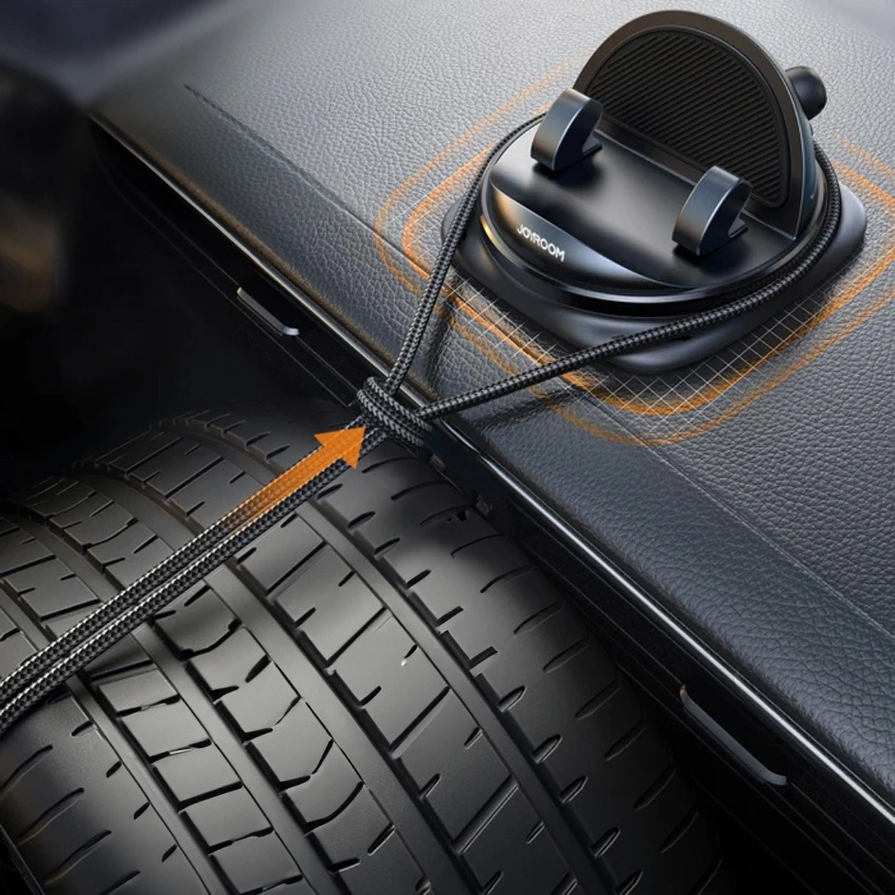 Suporte Auto Joyroom JR-ZS354, 4 polegadas - 7 polegadas, Preto