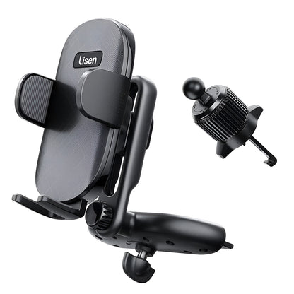 Suporte Auto Lisen 2em1, 4.7inch - 7.2inch, Preto YL0222040016