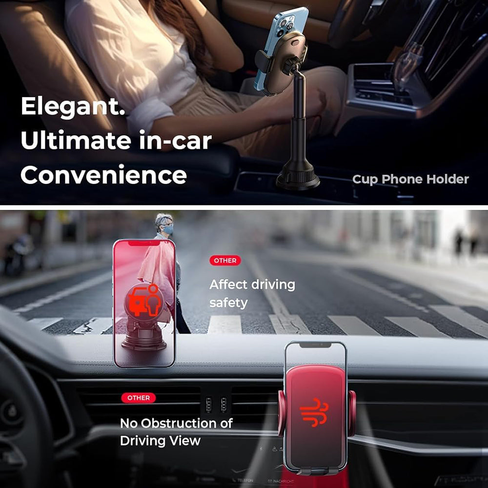 Suporte Auto Lisen, 4.7inch - 7.2inch, Preto YL0220100001