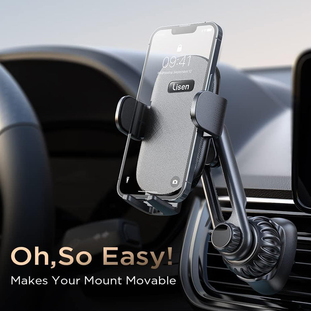 Suporte Auto Lisen, 4.7inch - 7.2inch, Preto YL0222060011