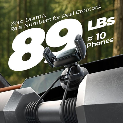 Suporte Auto Lisen A609, 4 polegadas - 7 polegadas, Preto YL0225120003