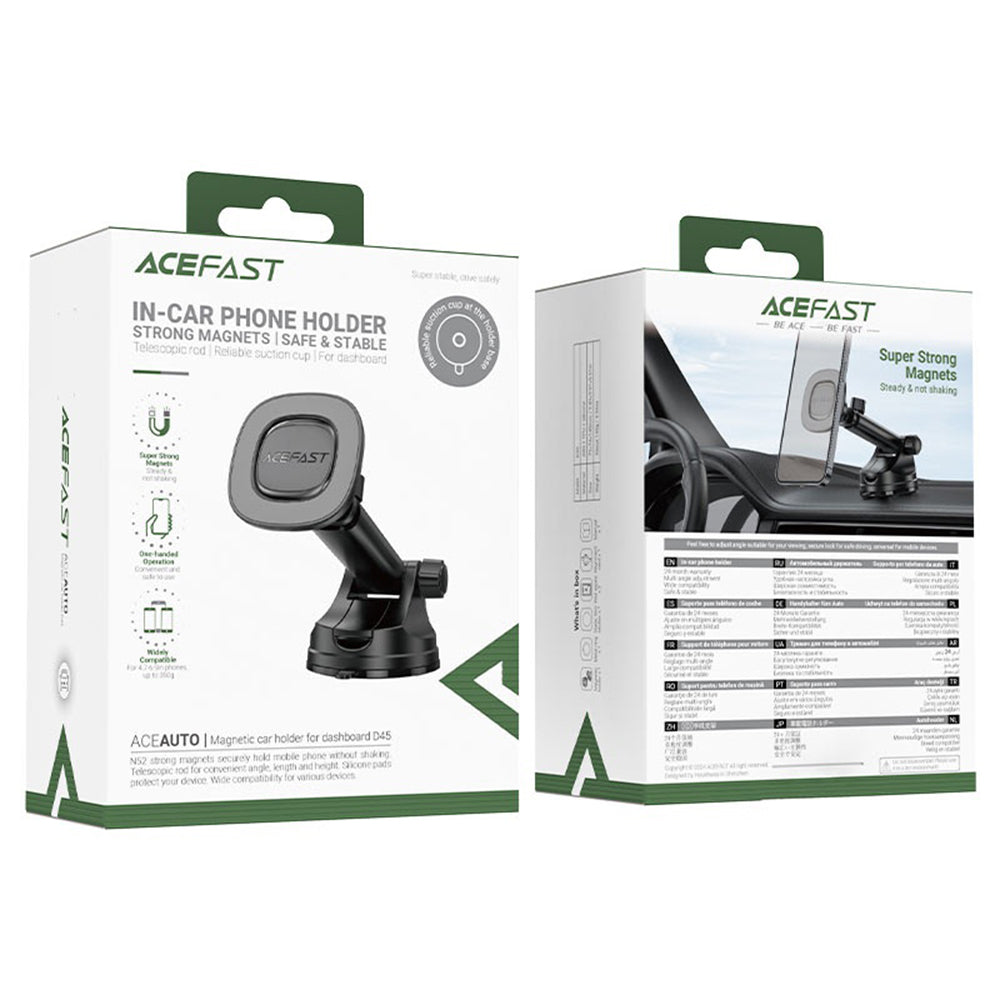 Suporte Auto Magnético Acefast D45, Universal, Preto