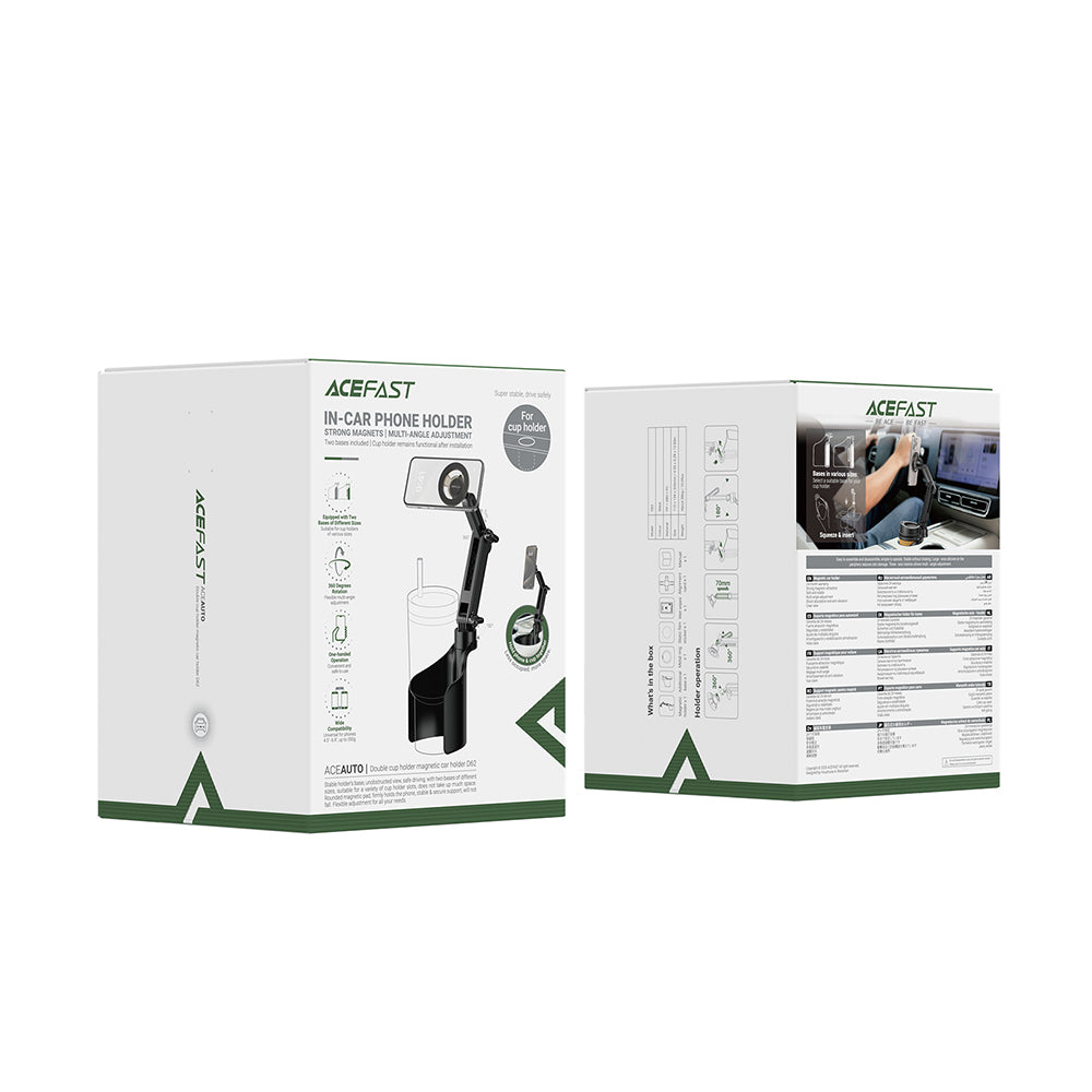 Suporte Auto Magnético Acefast D62, Universal, Preto