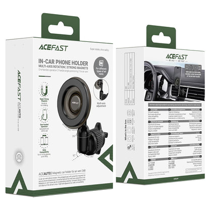 Suporte Automóvel Magnético Acefast D68, 4,7 polegadas - 6,9 polegadas, Preto