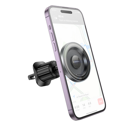 Suporte Auto Magnético Borofone BH122 Profit, 4.5inch - 7inch, Preto