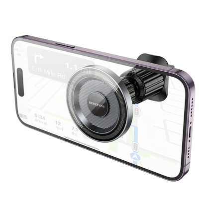 Suporte Auto Magnético Borofone BH122 Profit, 4.5inch - 7inch, Preto