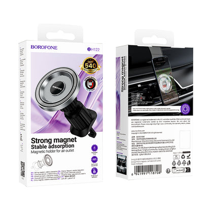 Suporte Auto Magnético Borofone BH122 Profit, 4.5inch - 7inch, Preto