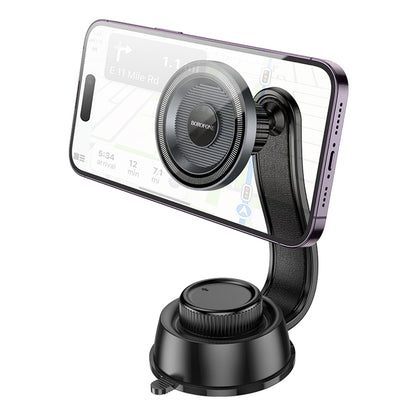 Suporte Auto Magnético Borofone BH123 Profit, 4.5inch - 7inch, Preto