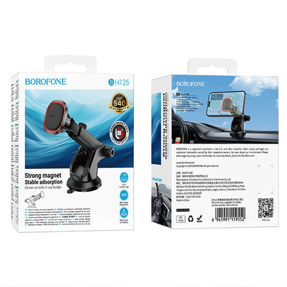Suporte Automóvel Magnético Borofone BH125 Roman, Universal, Preto