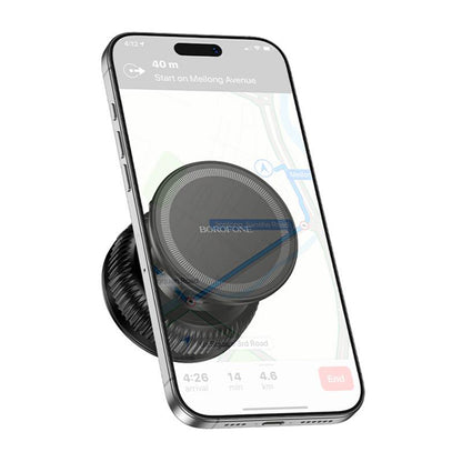 Suporte Automóvel Magnético Borofone BH139 Rider, 4.5 polegadas - 7 polegadas, Preto