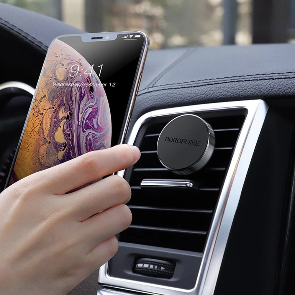 Suporte Auto Magnético Borofone BH8, Universal, Preto