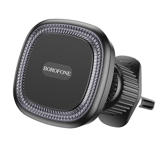 Suporte Auto Magnético Borofone BH96 Ice, Universal, Cinza Preto