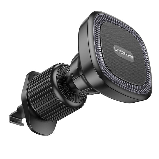 Suporte Auto Magnético Borofone BH96 Ice, Universal, Cinza Preto