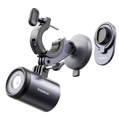 Suporte de Bicicleta com Lanterna Baseus PrimeTrip, Universal, Preto C12569000121-00