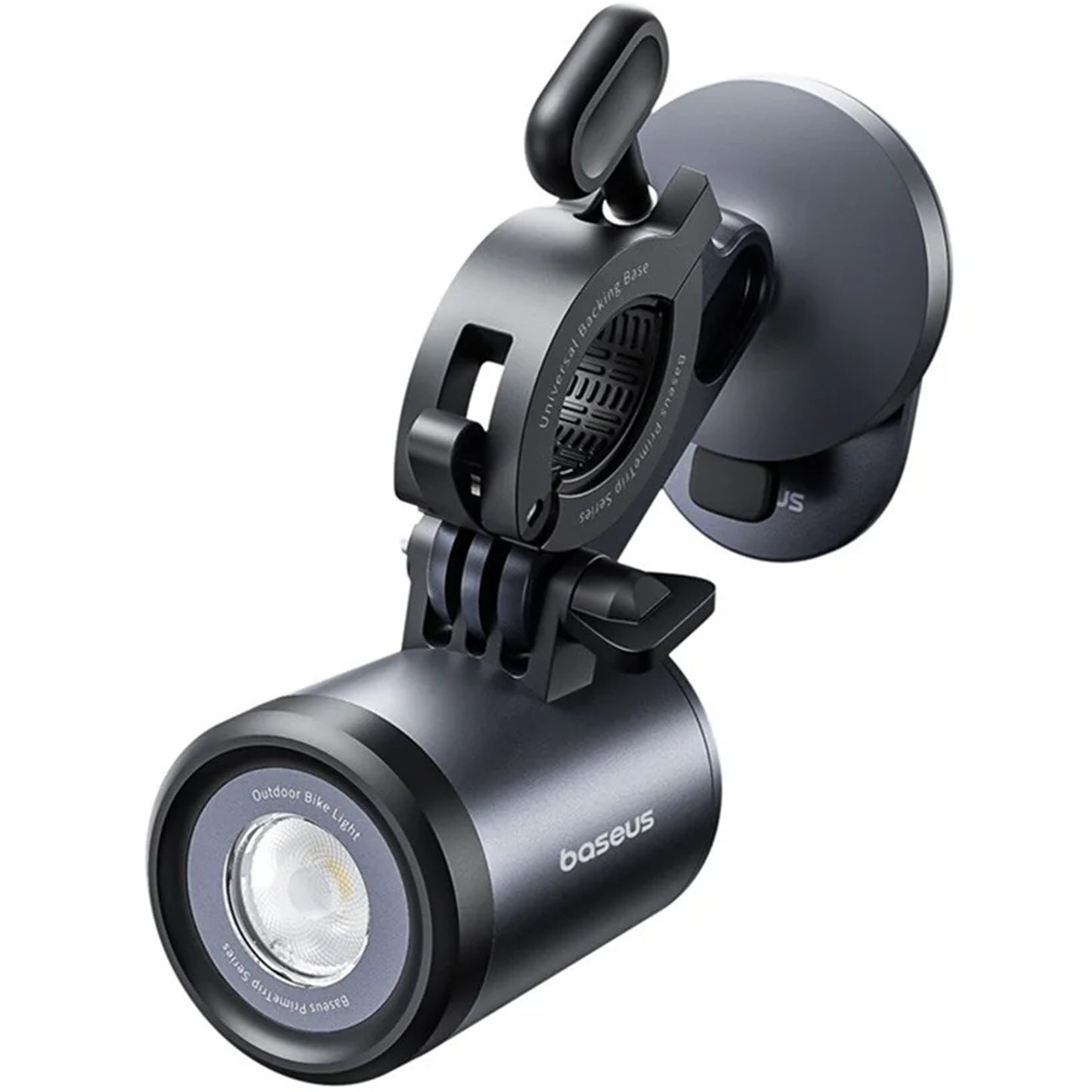 Suporte de Bicicleta com Lanterna Baseus PrimeTrip, Universal, Preto C12569000121-00