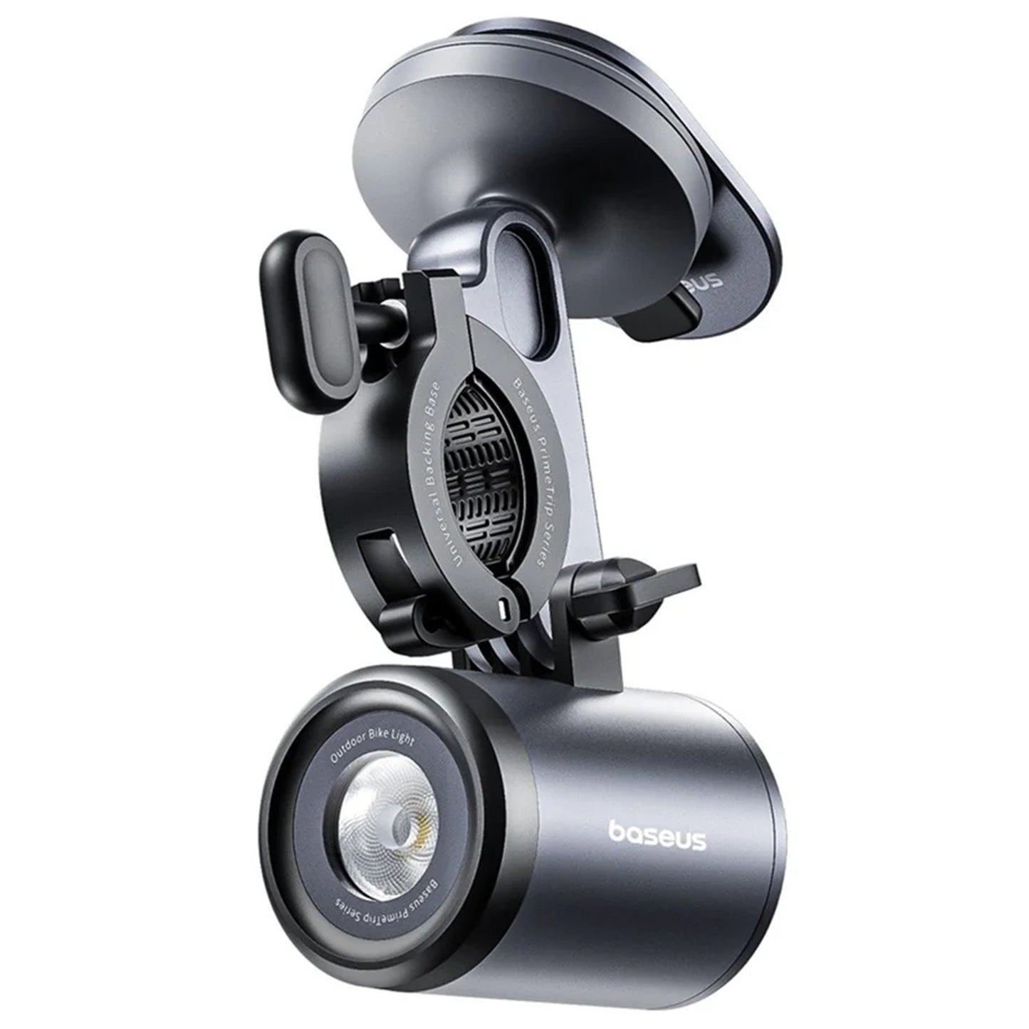 Suporte de Bicicleta com Lanterna Baseus PrimeTrip, Universal, Preto C12569000121-00