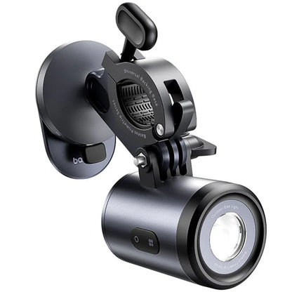 Suporte de Bicicleta com Lanterna Baseus PrimeTrip, Universal, Preto C12569000121-00