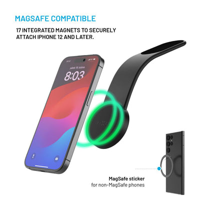 Suporte Auto Magnético Fixed Mag Floppy, Universal, Preto