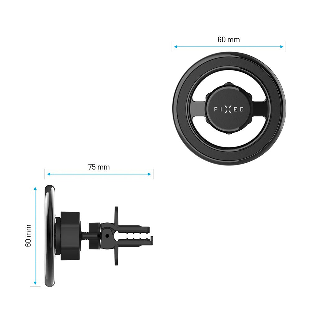 Suporte Auto Magnético Fixed, Universal, Prateado