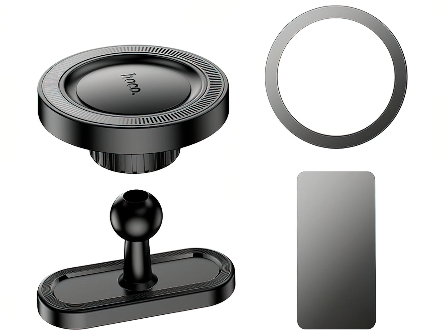 HOCO H58 Magnetic Car Holder, 4.5inch - 7inch, Black