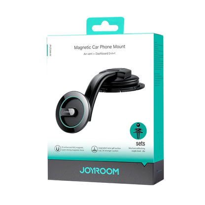 Joyroom JR-ZS366 Suporte magnético para automóvel com ventilação no tablier, universal, preto 