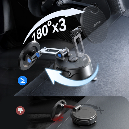Suporte Automóvel Magnético Joyroom JR-ZS51, Universal, Preto