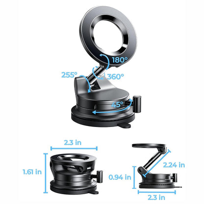 Suporte Auto Magnético Lisen A608, Universal, Preto