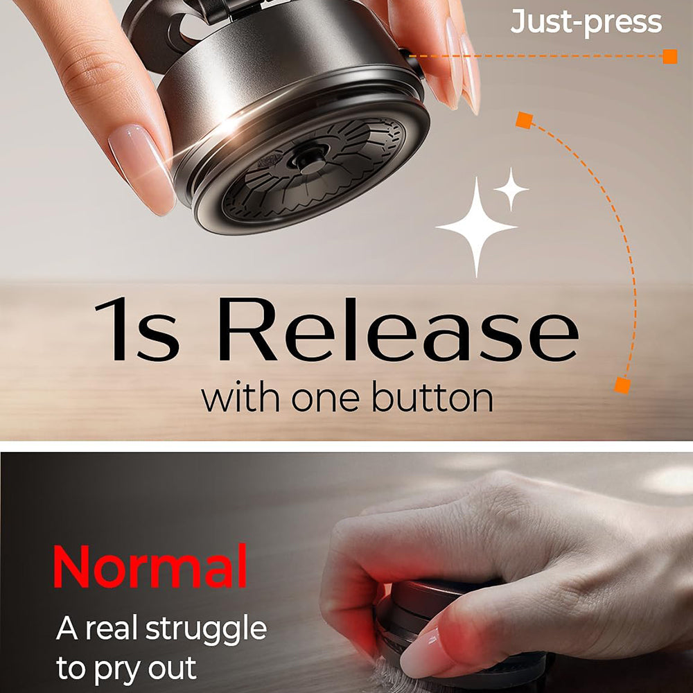 Suporte Auto Magnético Lisen A690, Universal, Cinzento