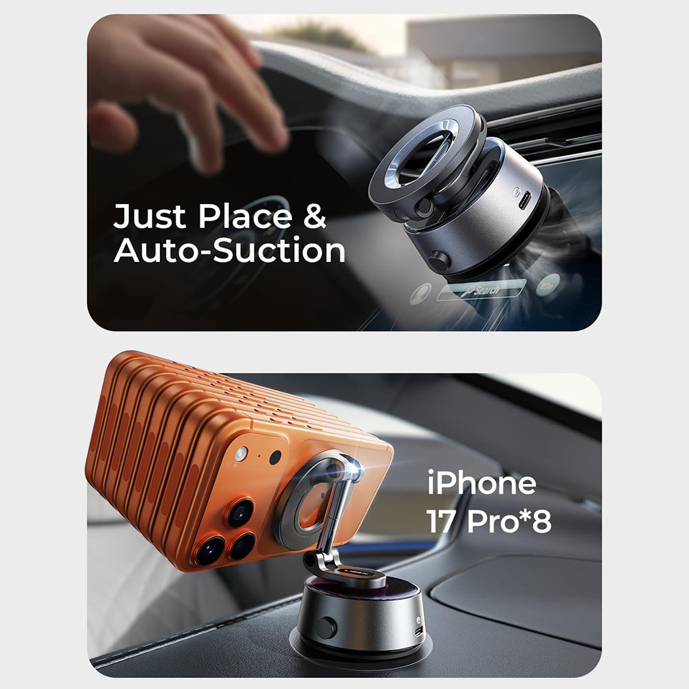 Suporte Auto Magnético Lisen A690, Universal, Cinzento