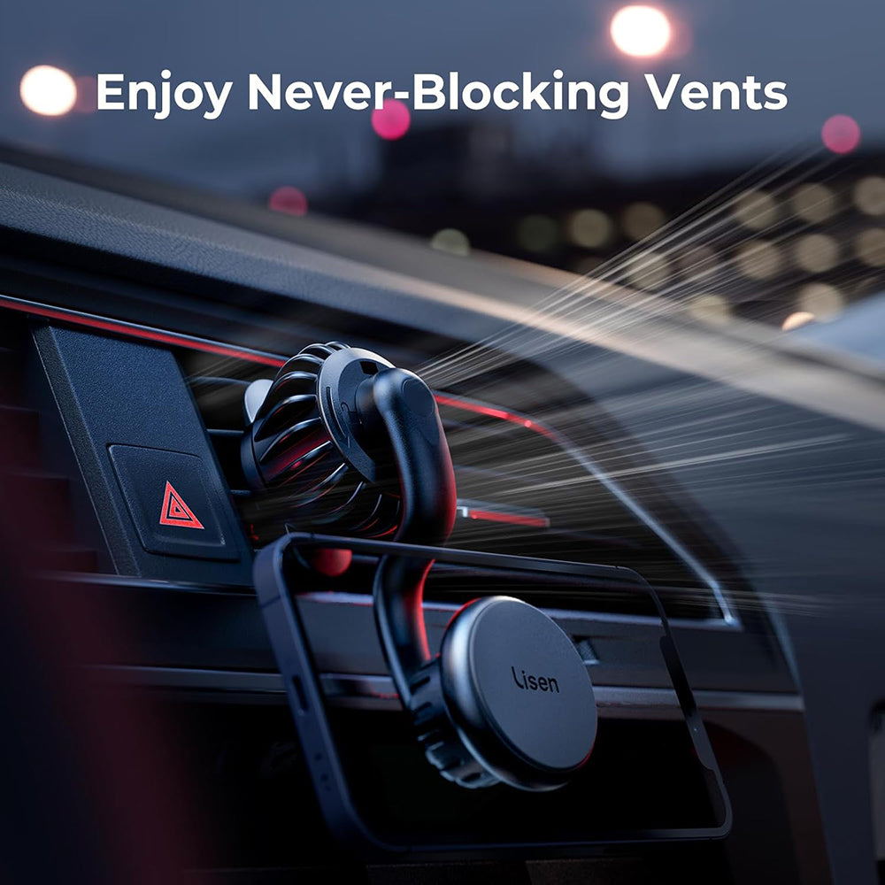 Suporte Auto Magnético Lisen, Universal, Preto YL0222060002