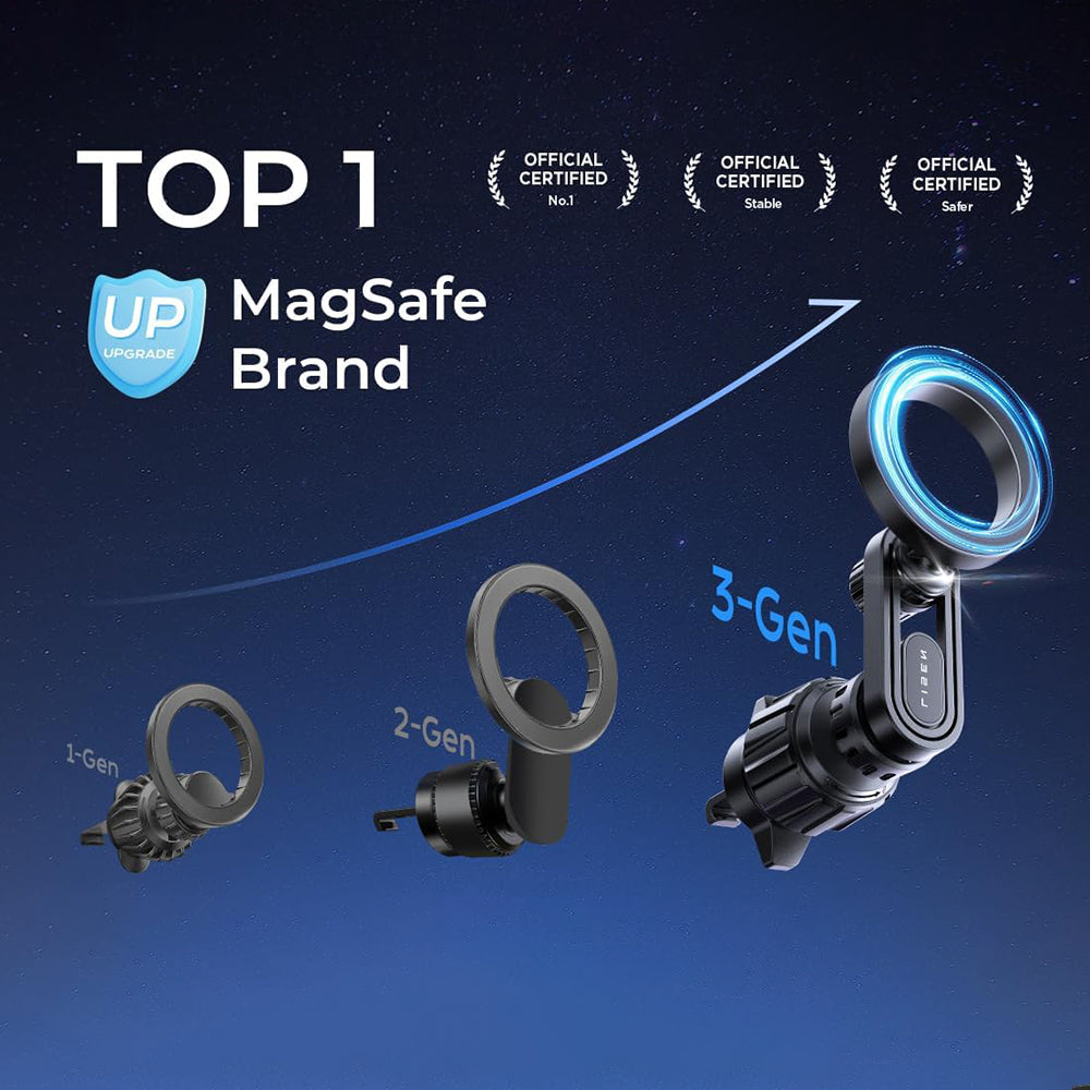 Suporte Auto Magnético Lisen, Universal, Preto YL0222100001