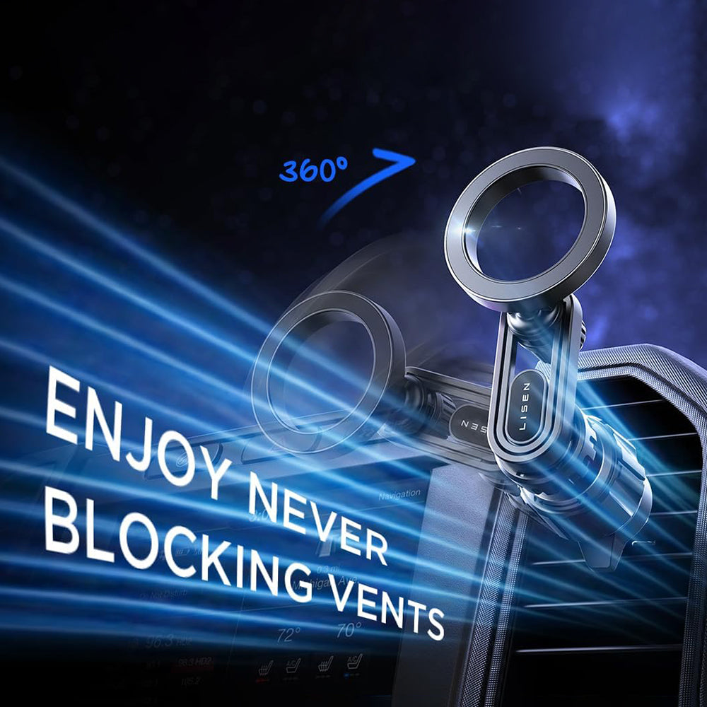 Suporte Auto Magnético Lisen, Universal, Preto YL0222100001