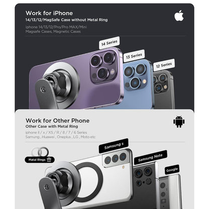 Suporte Auto Magnético Lisen, Universal, Preto YL0223050002