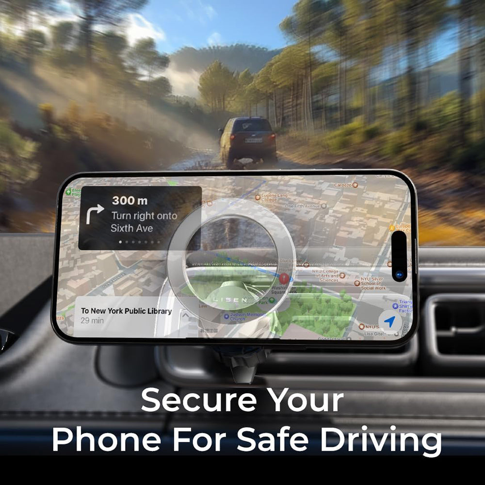 Suporte Auto Magnético Lisen, Universal, Preto YL0223110033