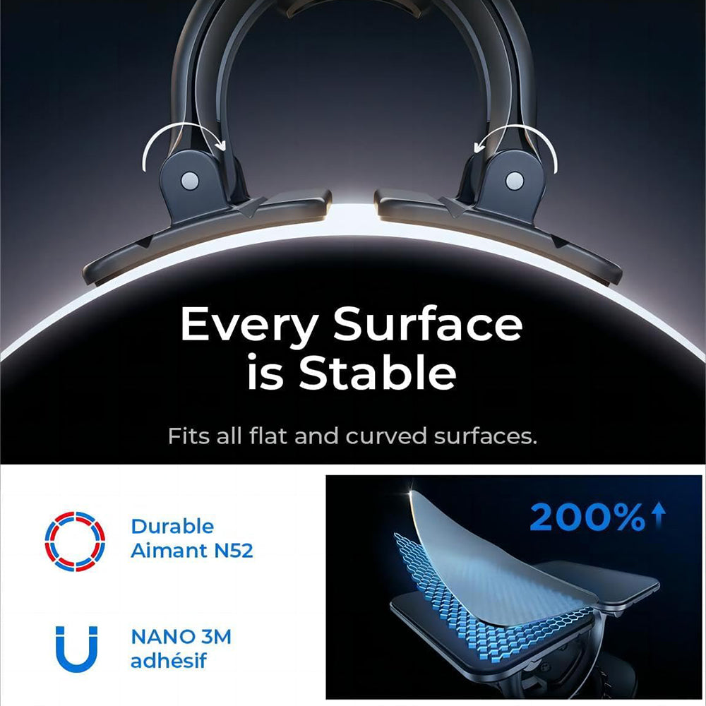 Suporte Auto Magnético Lisen, Universal, Preto YL0223110033