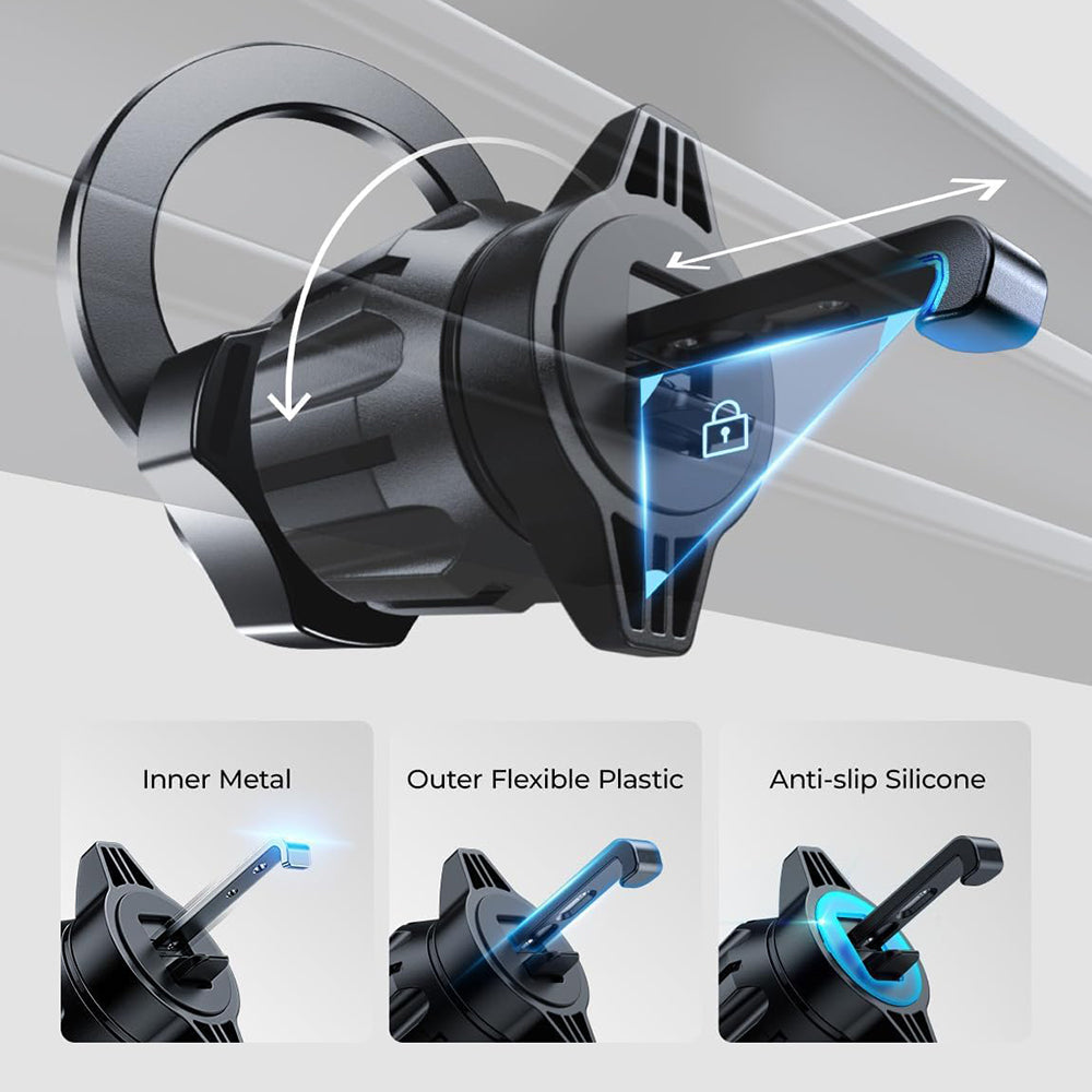 Suporte Auto Magnético Lisen, Universal, Preto YL0223110033