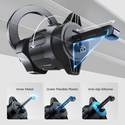 Suporte Auto Magnético Lisen, Universal, Preto YL0223110033