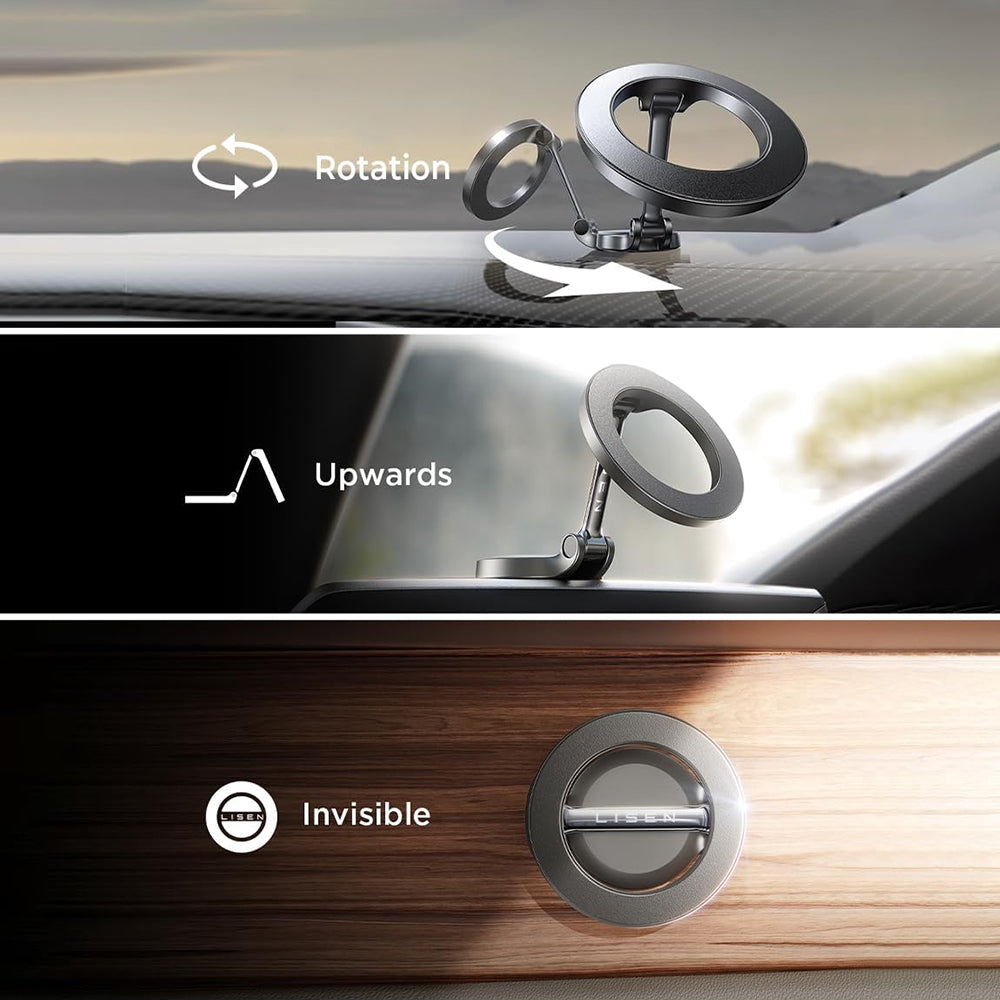 Suporte Auto Magnético Lisen, Universal, Preto YL0224010003