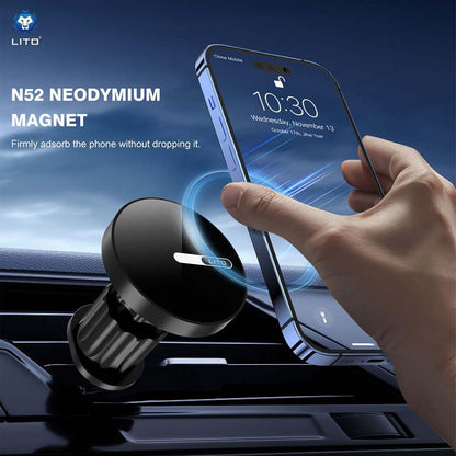 Suporte Auto Magnético Lito LT-W05, Universal, Preto