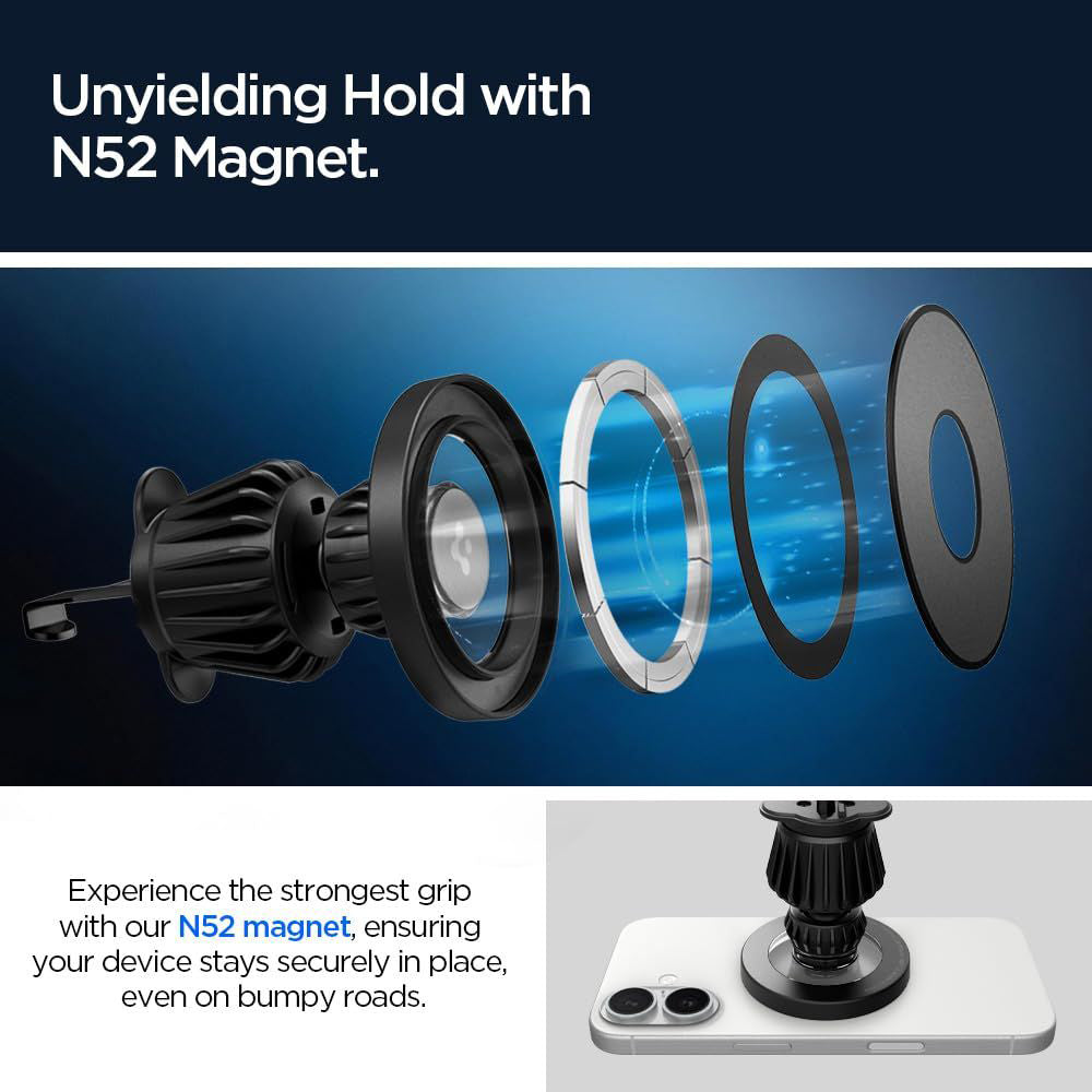 Suporte Auto Magnético Spigen MFT13, Universal, Preto