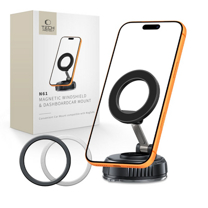 Suporte Auto Magnético Tech-Protect N61, Universal, Preto