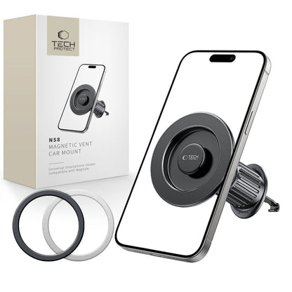 Suporte Auto Magnético Tech-Protect N58 Vent, Universal, Preto